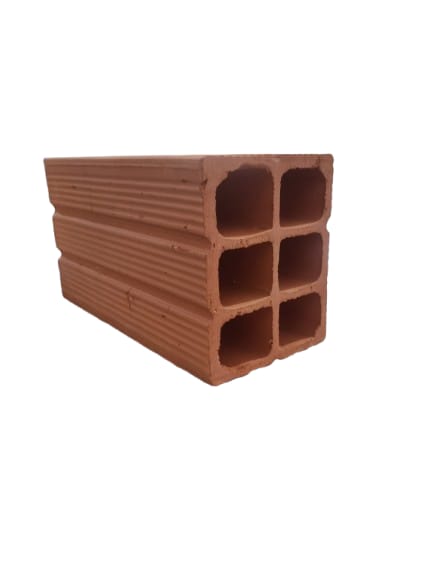 Bloco de Vedação 6 furos 11,5x14x24 cm - Baianão, bloquinho, sassa - Cerâmica Futura Tatuí