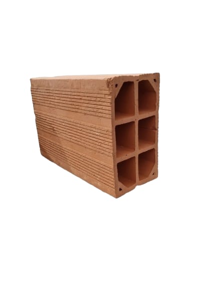 Bloco de Vedação 6 furos 11,5x19x29 cm - Especial - Cerâmica Futura Tatuí