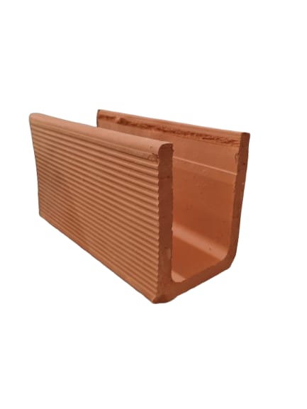 Canaleta 11,5x14x24 cm - Baldrames, vergas e contravergas - Cerâmica Futura Tatuí