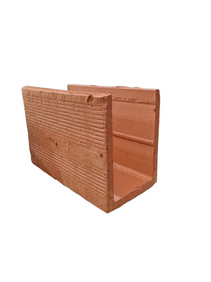 Canaleta 14x19x29 cm - Baldrames, vergas e contravergas - Cerâmica Futura Tatuí